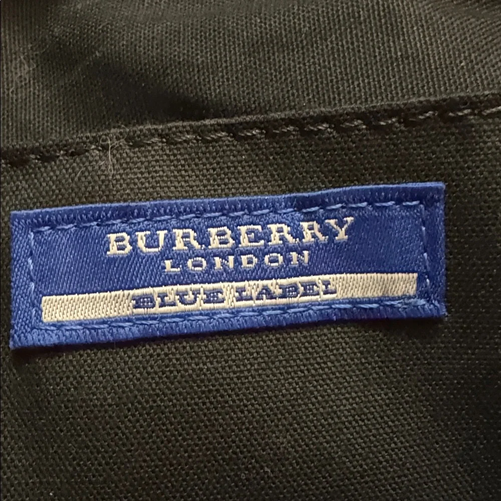 Burberry Blue Label purple coated canvas shoulder bag. - Picture 10 of 12